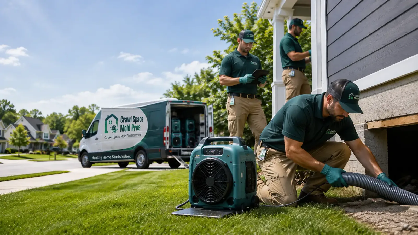Crawl Space Mold Removal in New Hartford, NY